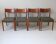 Set of 4 Fristho chairs