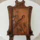 Antique wall cabinet folk art