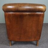Club armchair in sheepskin