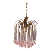 Lustre cascade Murano Paolo Venini