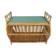 Rattan chest bench 60's