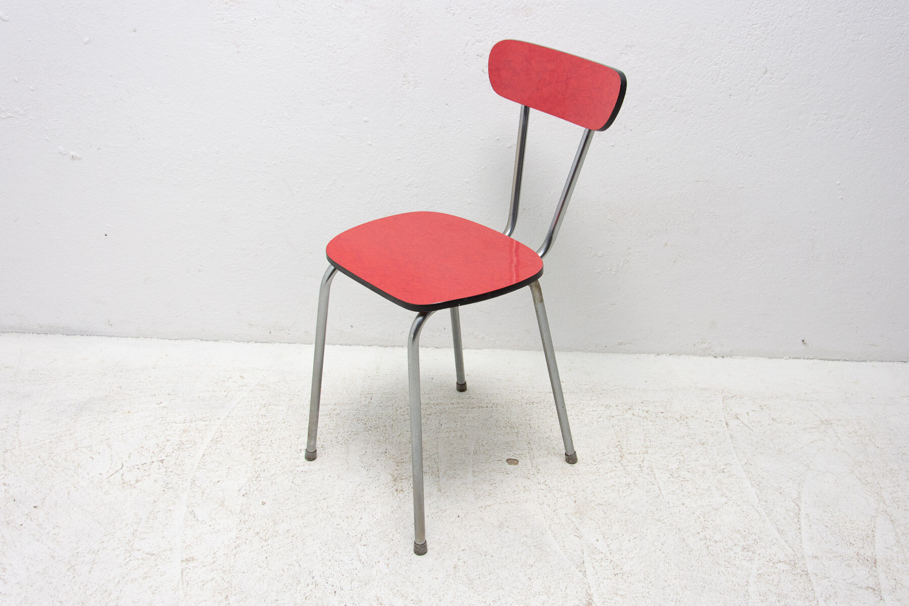 Pair of Czechoslovak colored formica cafe chairs, 1960´s