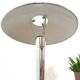 Chromen lamp met glazen details, tafellamp