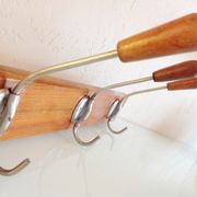 Wood coatrack vintage 60/70