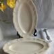 Sarreguemines ivory raviers
