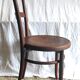 Bistro chair by Fischel in curved wood – early twentieth century