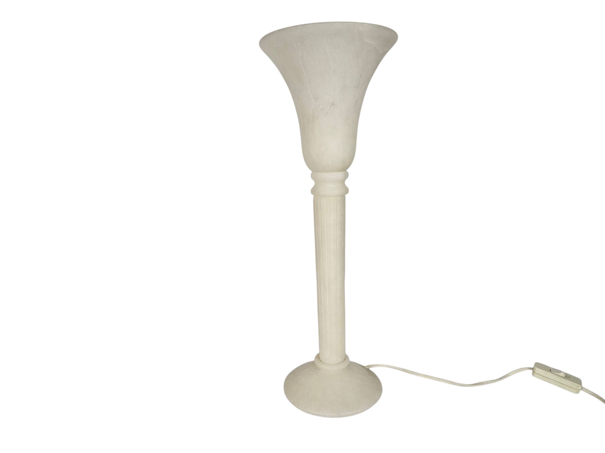 Alabaster - Uplighter - Pegasam - Chalice lamp - Spain - 1970's