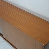 Teak and glass sideboard