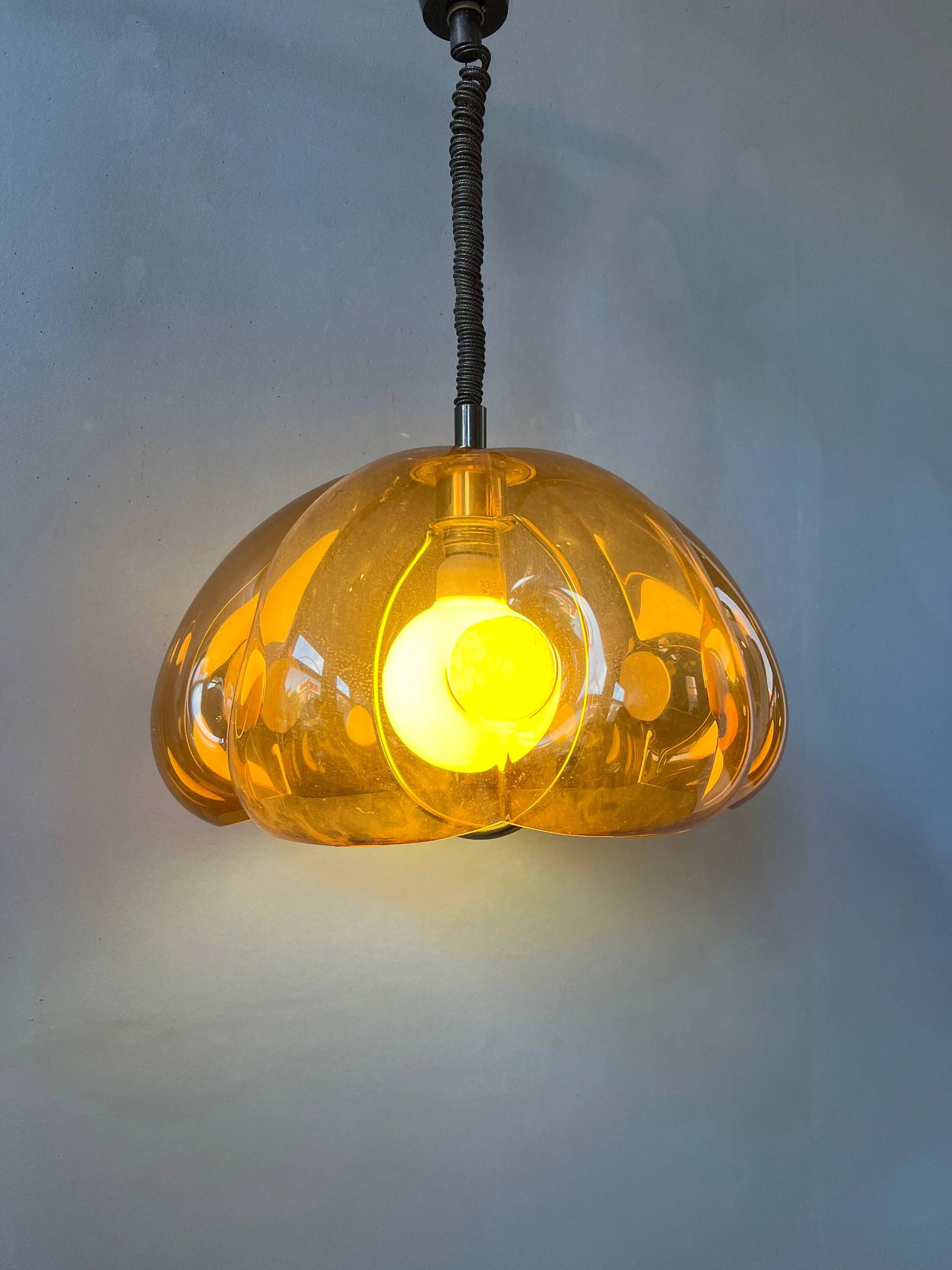 Vintage Space Age Herda suspension | mid-century lamp | 70s retro lighting