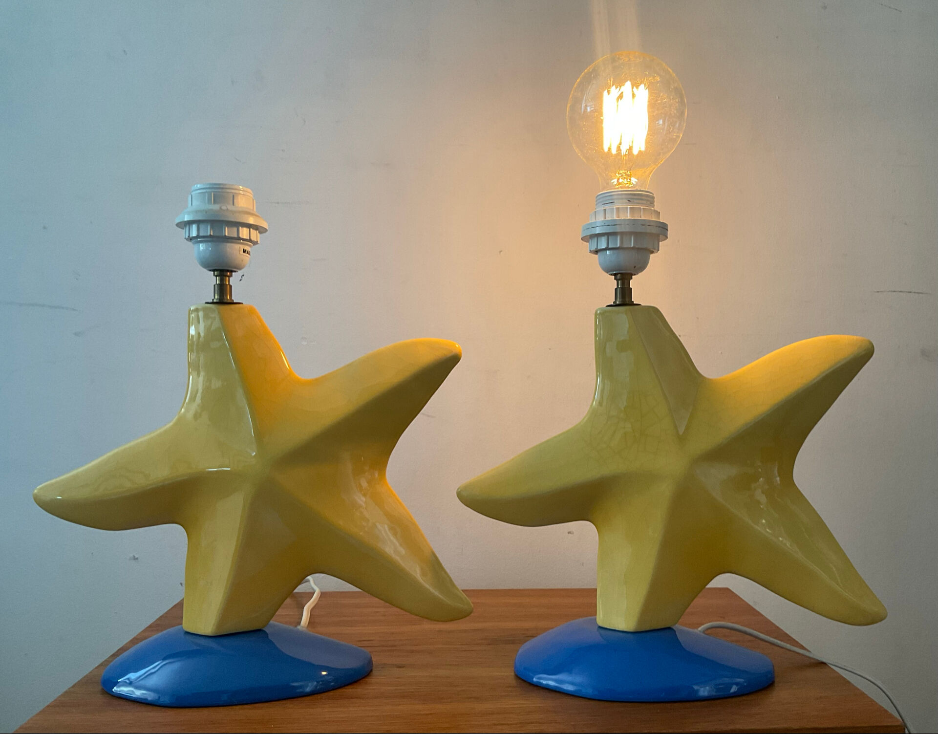 Paire de lampes PostModern par François Chatain