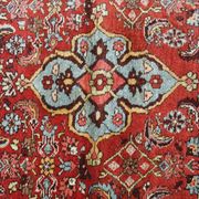 Handmade antique Persian Bidjar rug 4.5' x 5.6' (137cm x 170cm) 1900s - 1B740