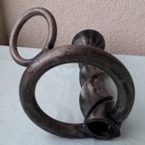 Pair of wrought iron lamp bases