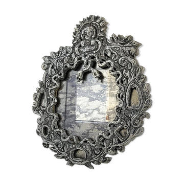 Antique mirror on plexiglass base