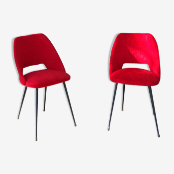 Chaises rouges