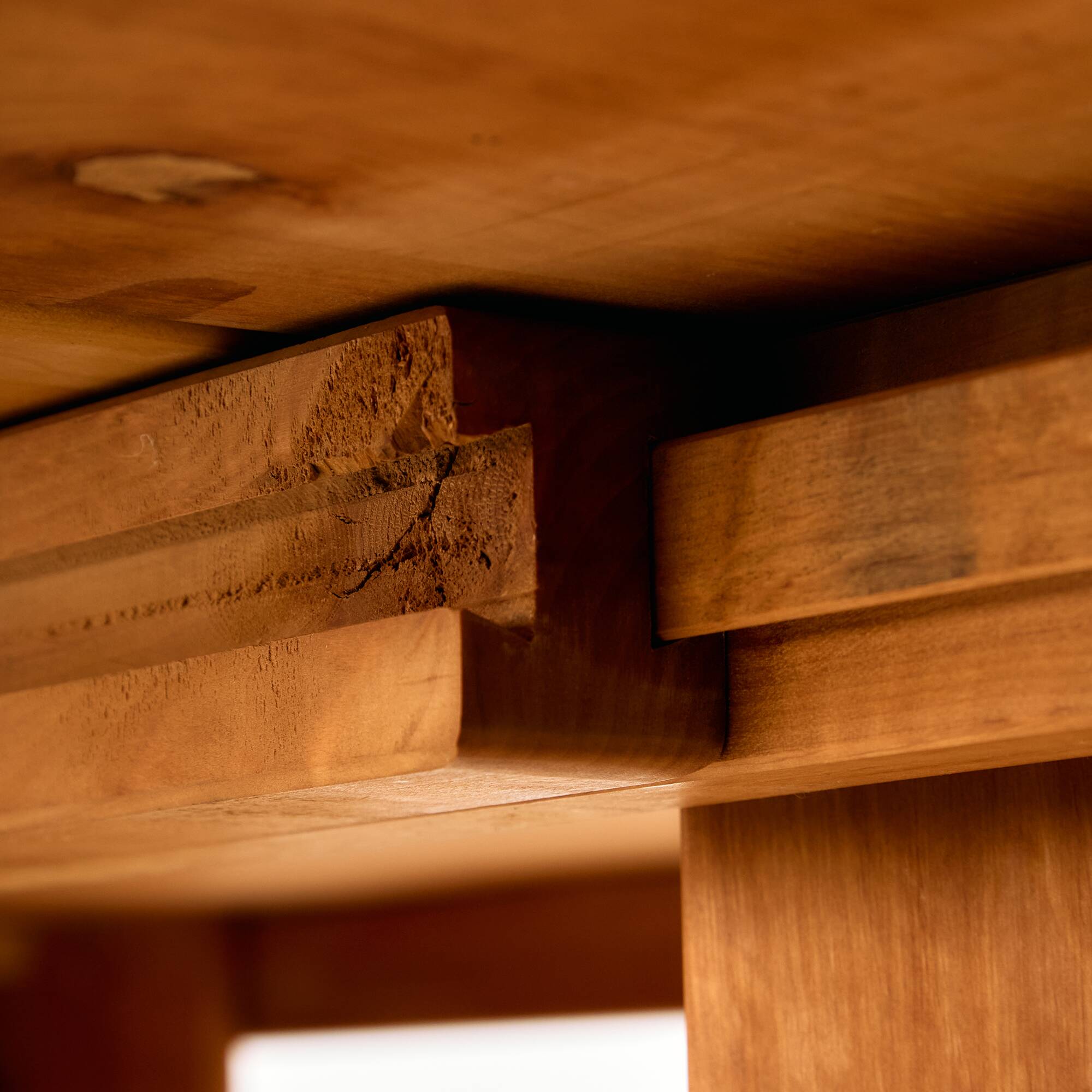 MK10590 Alder wood dining set by Erwin Berghammer for Team 7, Set of 7