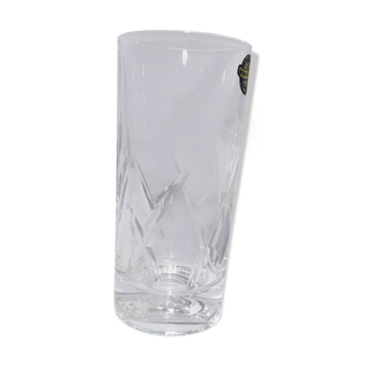 Service of 6 large glasses (orangeade, long drink) in Lorraine crystal from the boog Frères art tailor
