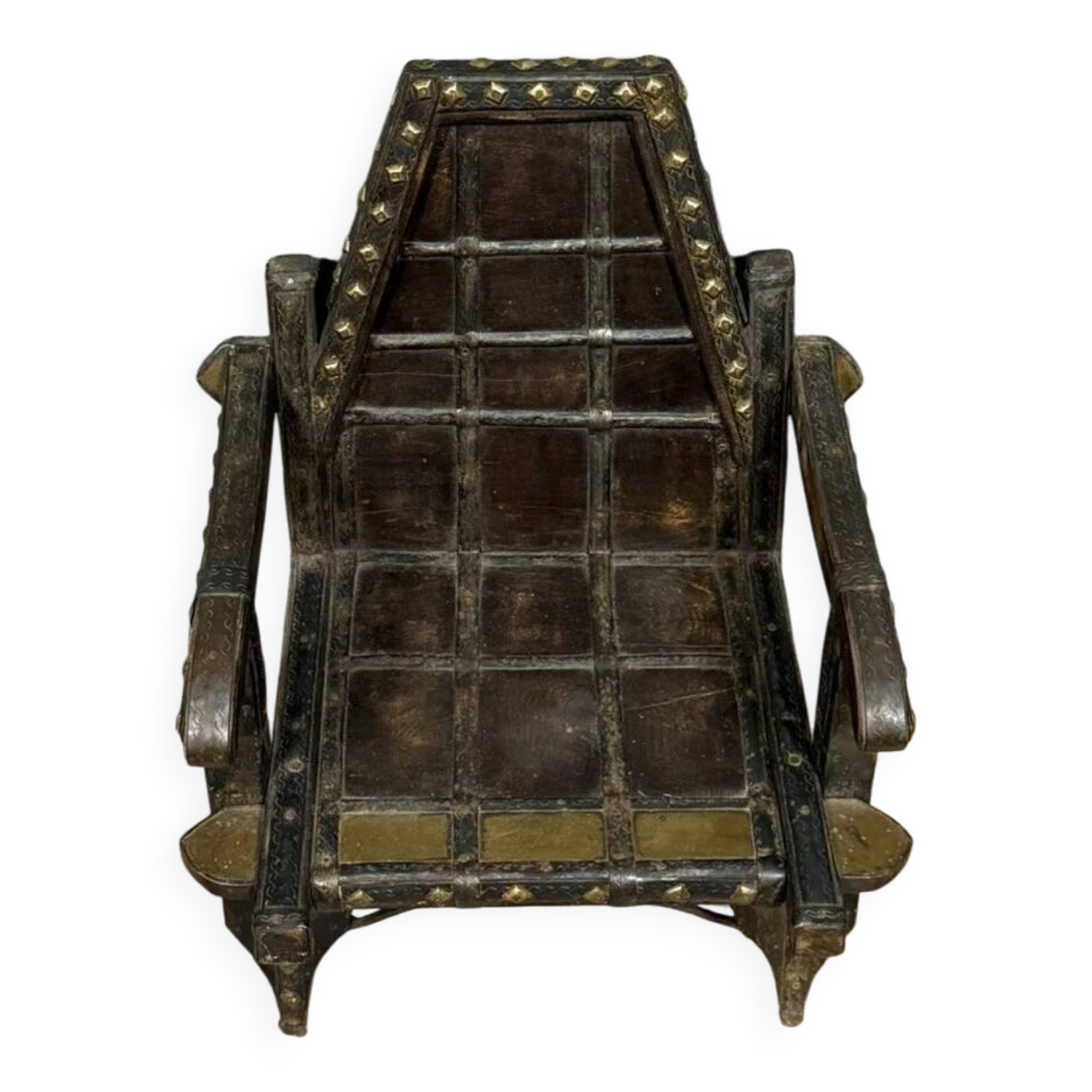Rajasthan 19th century: Child's armchair / primitive art around 1860-1880