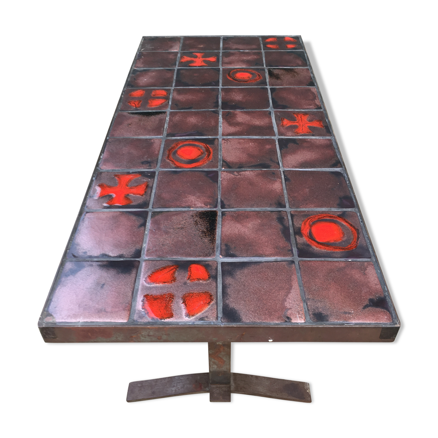 Design coffee table 70 space age ceramic