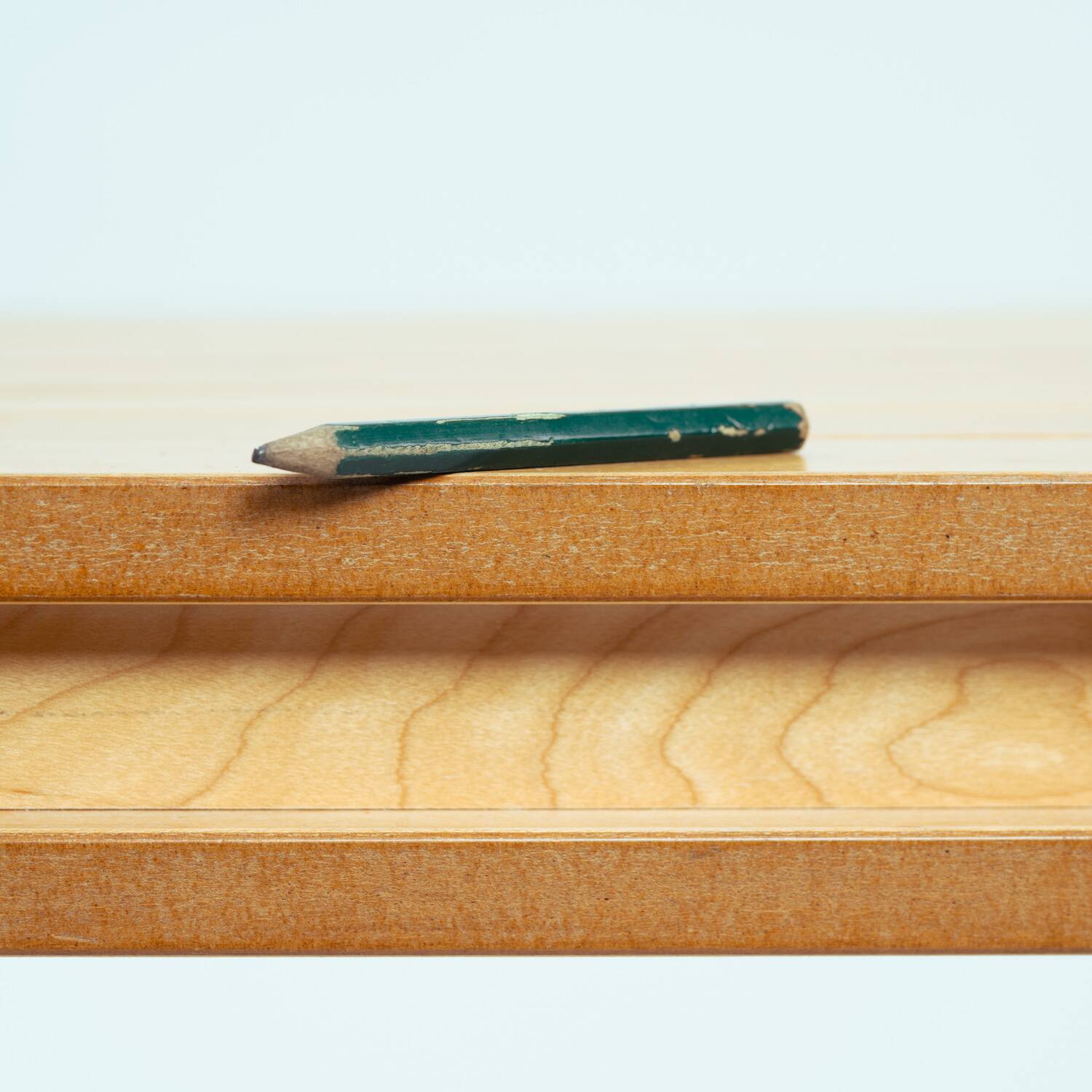 Ruudjan Kokke Dutch design slat bench sidetable, 1980s
