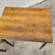 Pair of desks desks school 1960 in metal and oak
