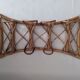 70s bamboo coat hanger