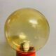 Portuguese Orange Wood & Amber Seeded Glass Table Lamp
