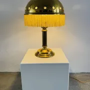 Lampe de table en laiton en forme de champignon par Sölken Leuchten, Allemagne, vers les années 1960.