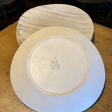 6 assiettes plates Voile Niderviller