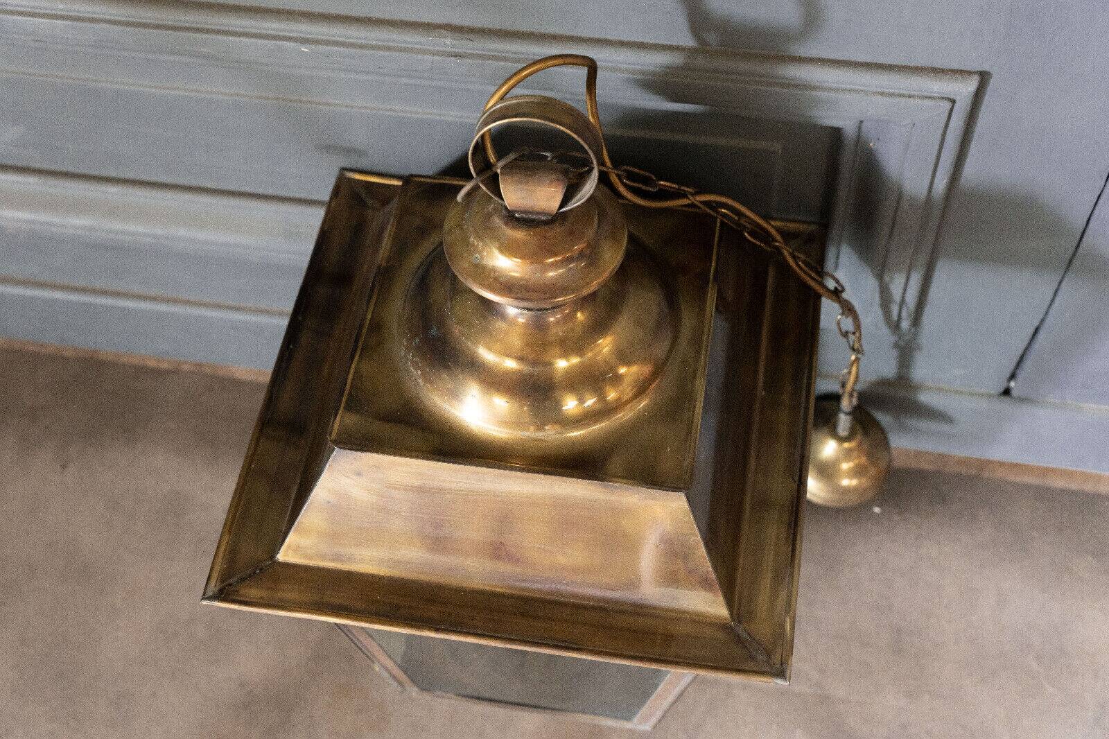 Copper or brass lantern mid-twentieth 1960