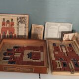 Jeu de construction ancien Richter & Cie. en pierre