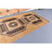 Vintage Orange Turkish Hand-Knotted Runner 80x338