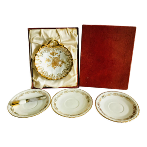 Beurrier ancien et ses assiettes