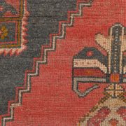 4x7 Navy Blue & Red Vintage Persian Rug, 136x224Cm