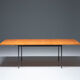 'No. 413' Extendable Dining Table in ash wood, Fred Ruf for Knoll Int., 1960's