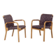2 fauteuils Alvar Aalto modèle 45, années 1970, Artek Finlande