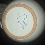 Vase Moustiers workshop A.Baratta (A.B)