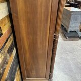 Walnut mirrored cabinet