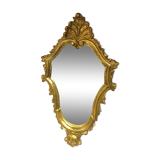 Golden baroque mirror