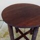 Old small round side table in Dudouyt style
