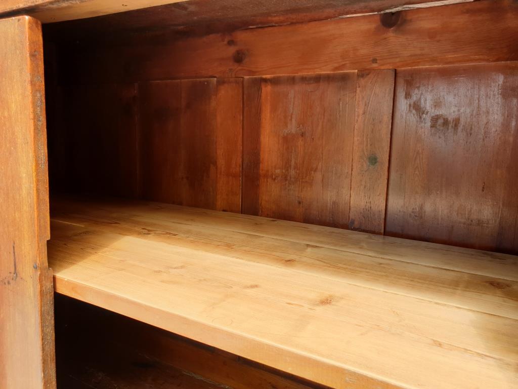 Norman countryside buffet in solid cherry wood nineteenth