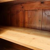 Norman countryside buffet in solid cherry wood nineteenth