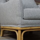 Cocooning rattan chair