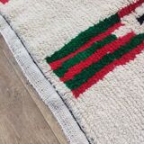 Handmade wool Berber rug 300x195 cm