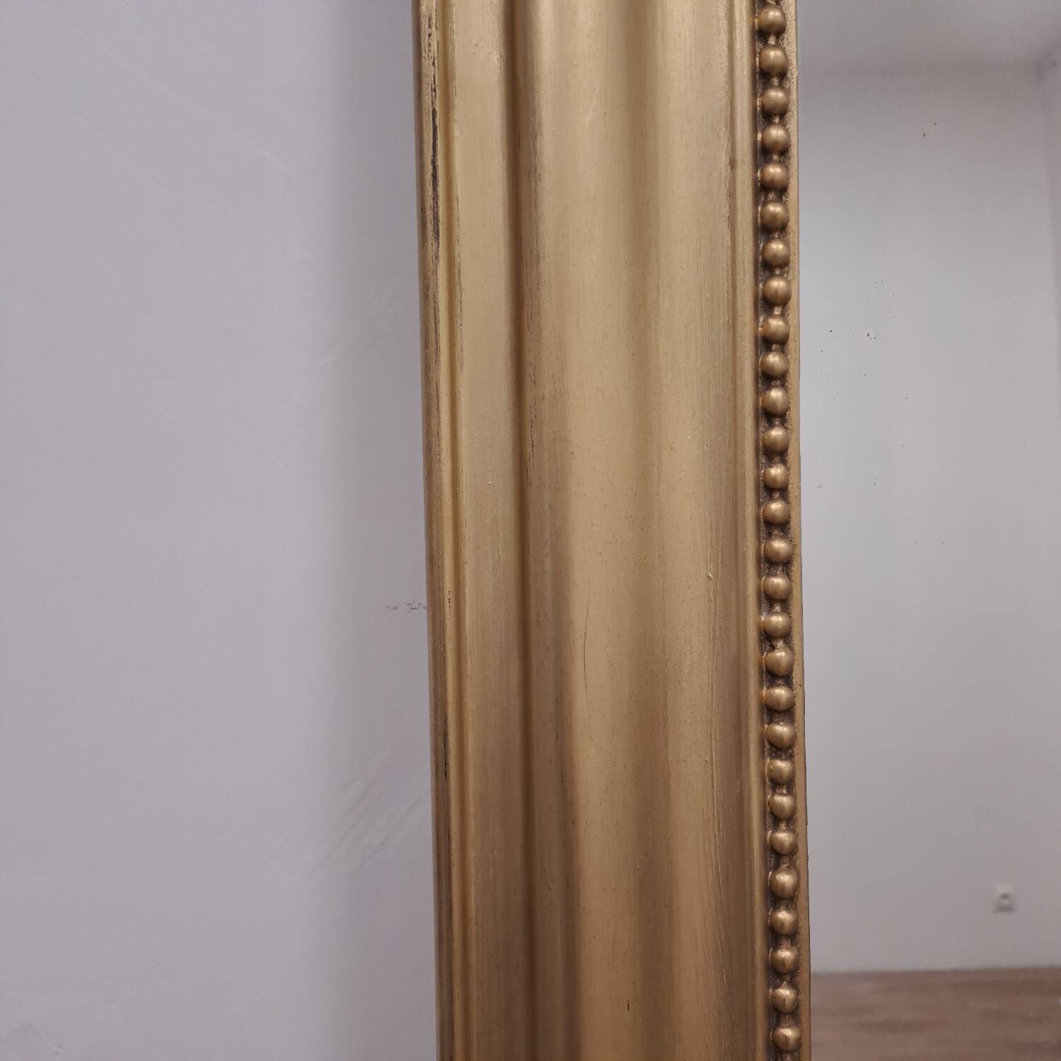 Louis Philippe mirror 105 x 77 cm old gilded