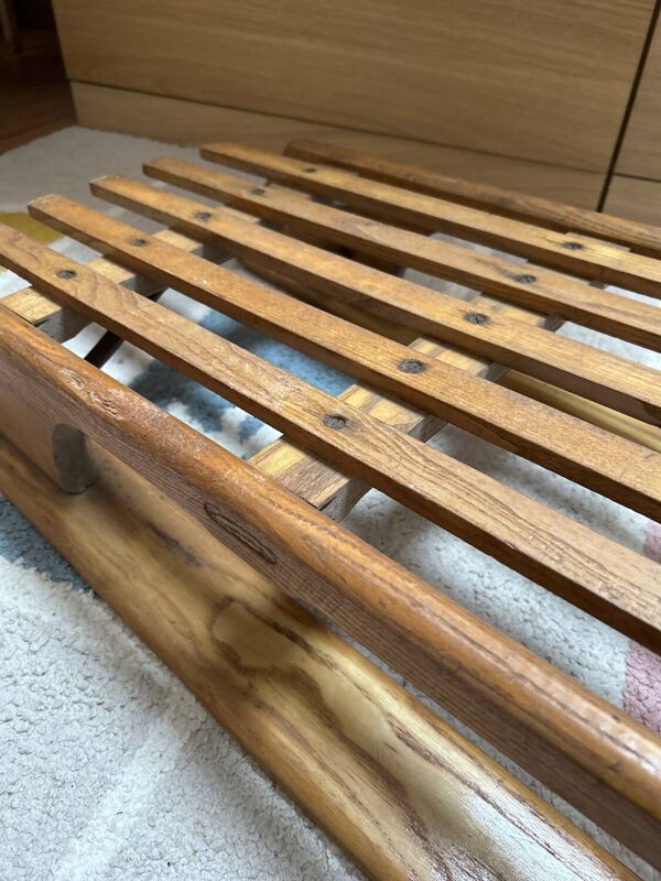 Luge ancienne en bois