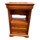 Louis Philippe chest of drawers in solid wood with 3 drawers.