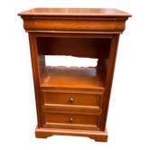 Commode Louis Philippe en bois massif avec 3 tiroirs