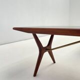 Table basse moderne suédoise en teck par Jo Carlsson, 1960