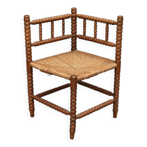 Chaise d'angle en chêne