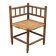Vintage turned oak corner side chair, 1930s